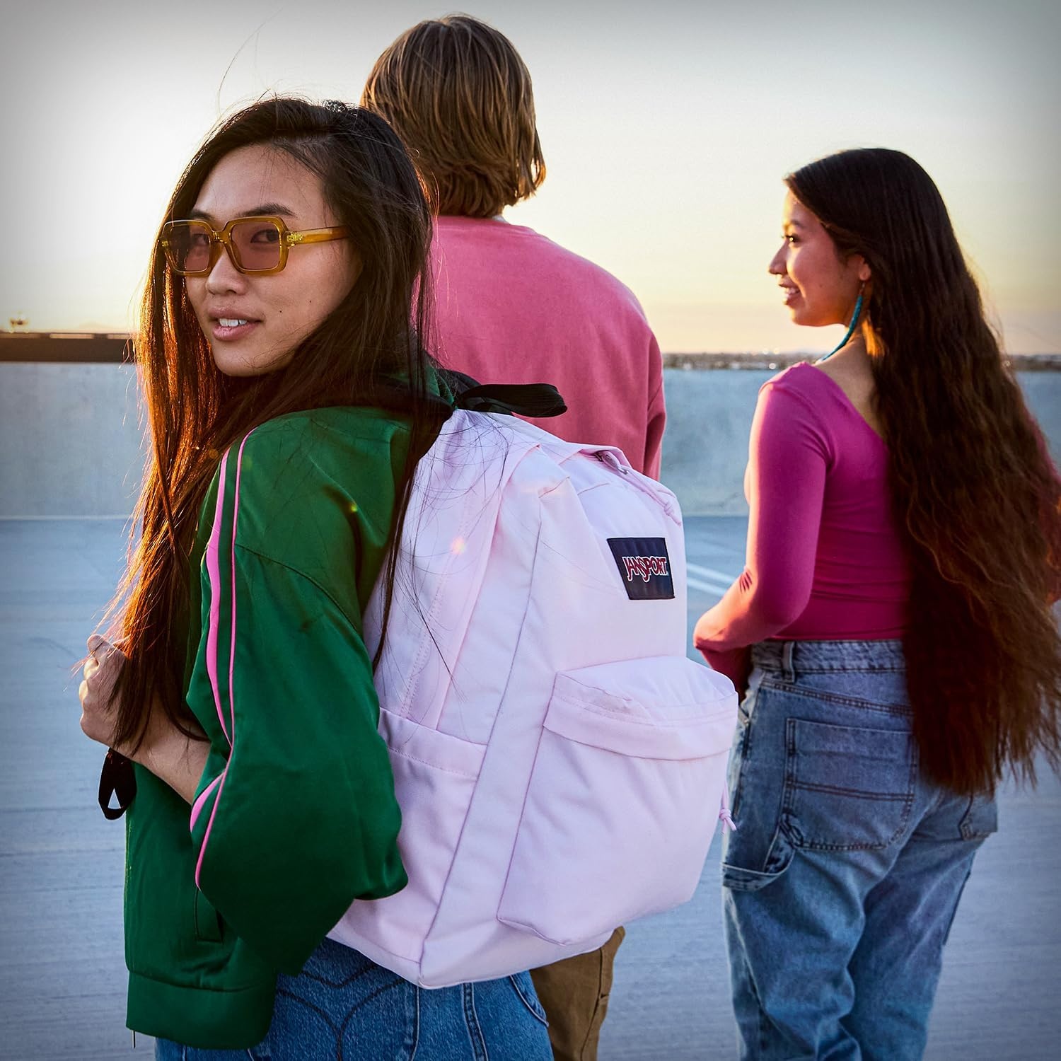 image:imageJanSport SuperBreak One Backpack Durable Lightweight Bag with 1 Main Compartment Front Utility Pocket with Builtin Organizer Premium Backpack Cyberspace GalaxyCyberspace Galaxy