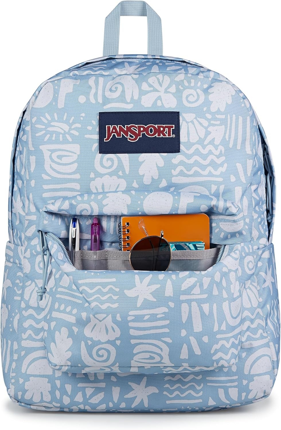 image:imageJanSport SuperBreak Plus Backpack with Padded 15inch Laptop Sleeve and Integrated Bottle Pocket Spacious and Durable Daypack for Work and Travel Coastal CuriositiesCoastal Curiosities