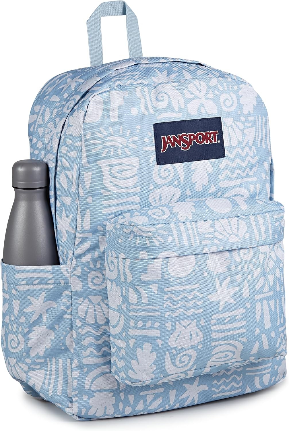 image:imageJanSport SuperBreak Plus Backpack with Padded 15inch Laptop Sleeve and Integrated Bottle Pocket Spacious and Durable Daypack for Work and Travel Coastal CuriositiesCoastal Curiosities