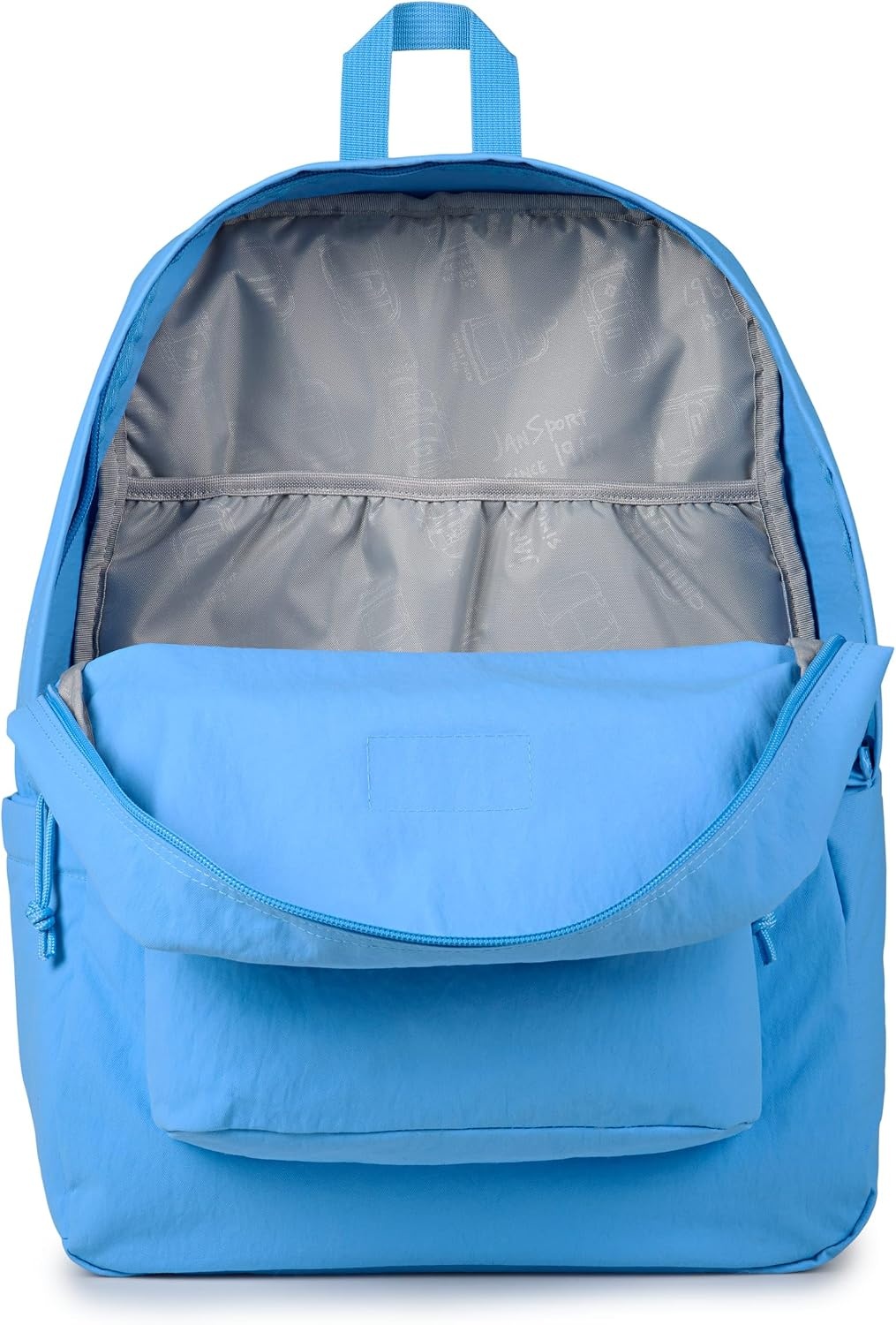 image:imageJanSport Superbreak Plus FX Backpack Work Travel or Laptop Bag with Water Bottle Pocket Surreal Corduroy CoconutAzul Blue