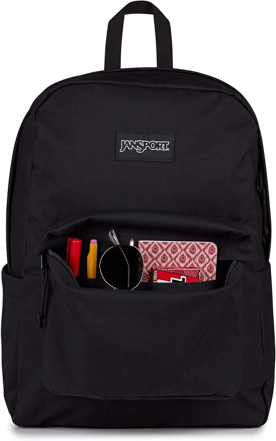 image:imageJanSport Superbreak Plus FX Backpack Work Travel or Laptop Bag with Water Bottle Pocket Surreal Corduroy CoconutBlack
