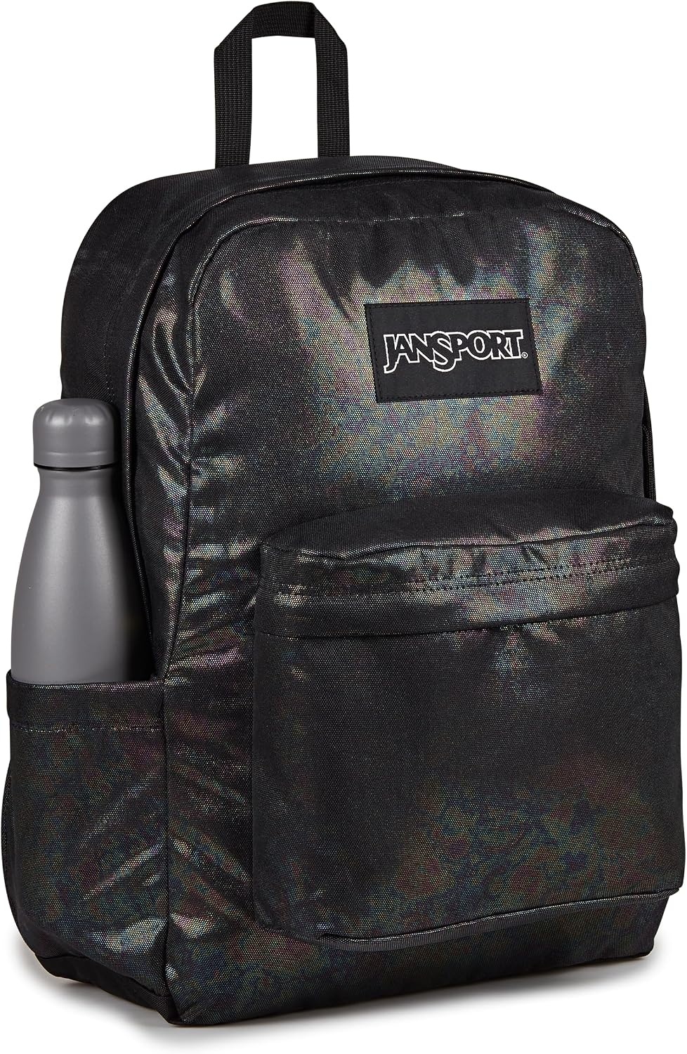 image:imageJanSport Superbreak Plus FX Backpack Work Travel or Laptop Bag with Water Bottle Pocket Surreal Corduroy CoconutOil Slick Black