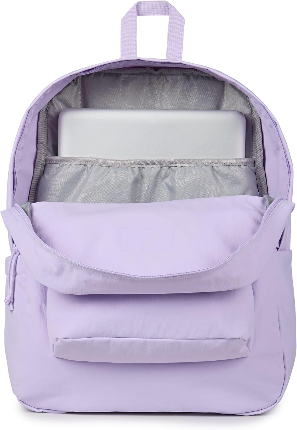image:imageJanSport Superbreak Plus FX Backpack Work Travel or Laptop Bag with Water Bottle Pocket Surreal Corduroy CoconutPastel Lilac