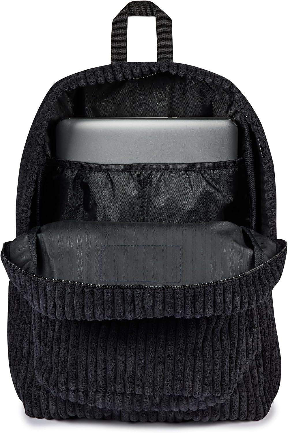 image:imageJanSport Superbreak Plus FX Backpack Work Travel or Laptop Bag with Water Bottle Pocket Surreal Corduroy CoconutSurreal Corduroy Black