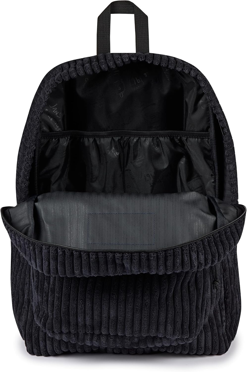 image:imageJanSport Superbreak Plus FX Backpack Work Travel or Laptop Bag with Water Bottle Pocket Surreal Corduroy CoconutSurreal Corduroy Black