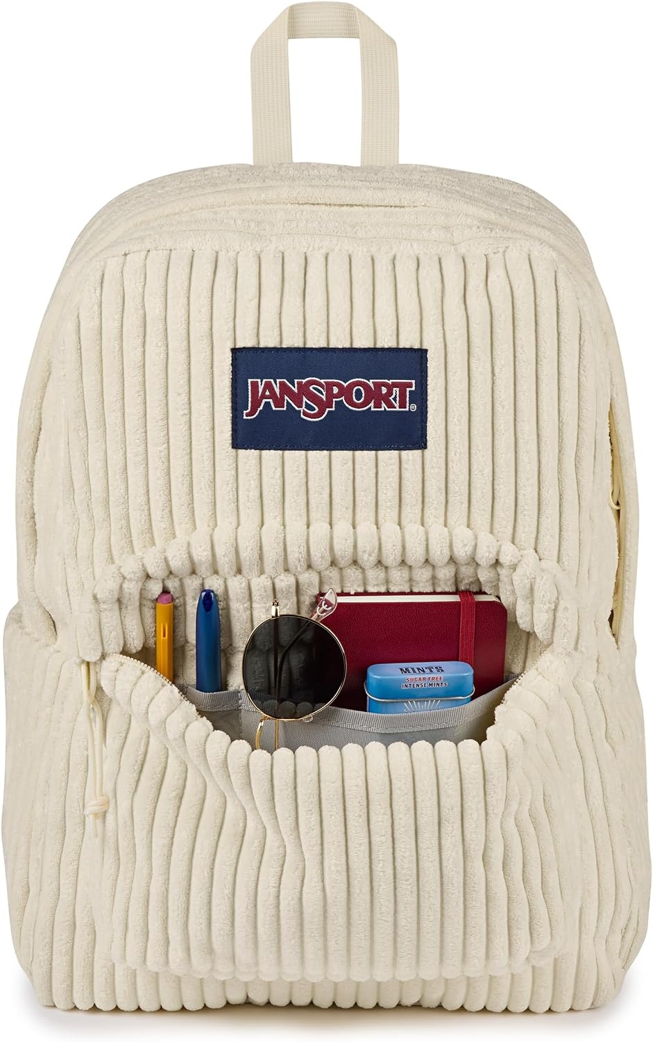 image:imageJanSport Superbreak Plus FX Backpack Work Travel or Laptop Bag with Water Bottle Pocket Surreal Corduroy CoconutSurreal Corduroy Coconut