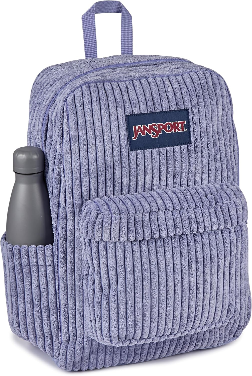 image:imageJanSport Superbreak Plus FX Backpack Work Travel or Laptop Bag with Water Bottle Pocket Surreal Corduroy CoconutSurreal Corduroy Lavender Ash