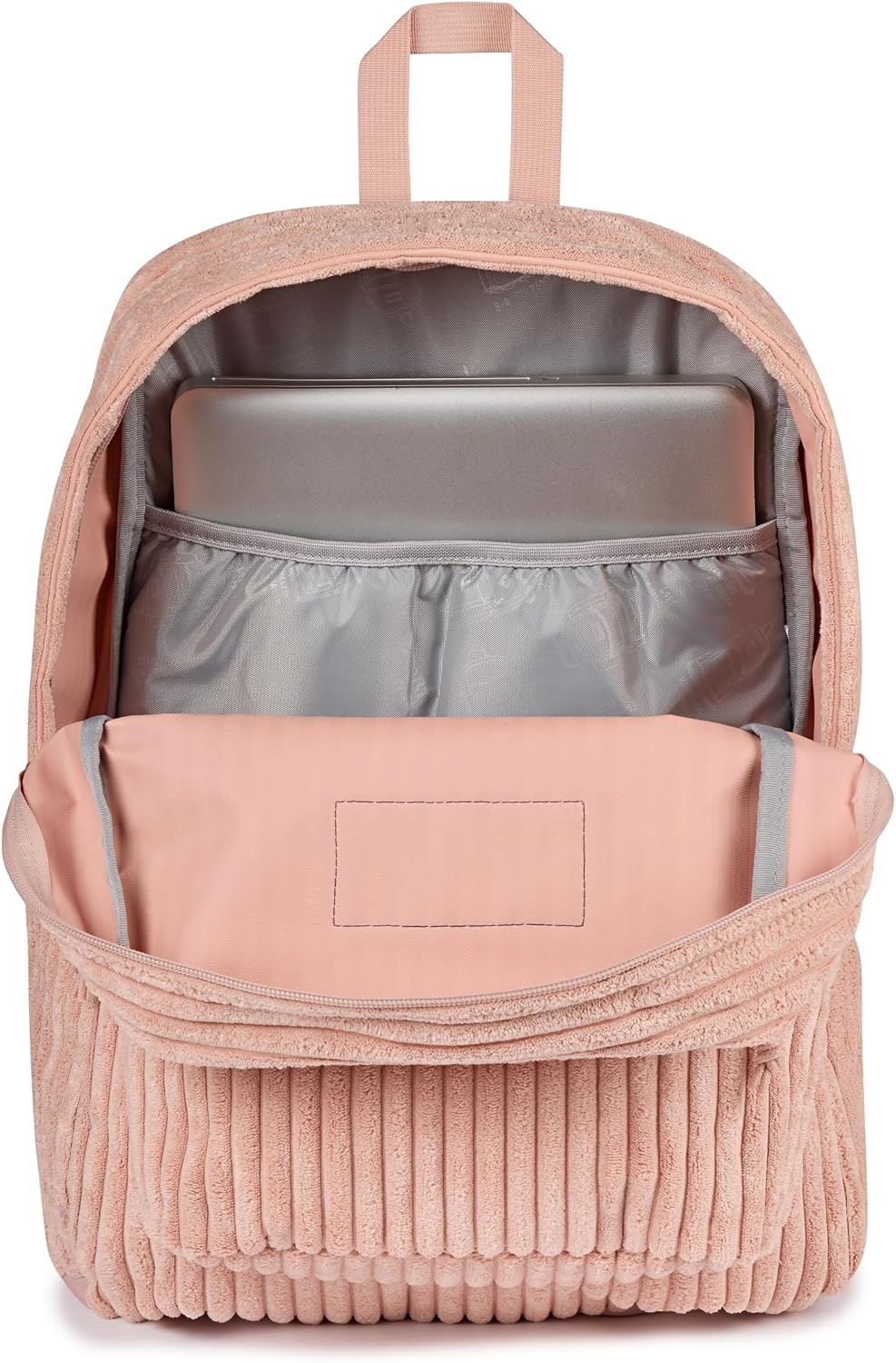 image:imageJanSport Superbreak Plus FX Backpack Work Travel or Laptop Bag with Water Bottle Pocket Surreal Corduroy CoconutSurreal Corduroy Misty Rose