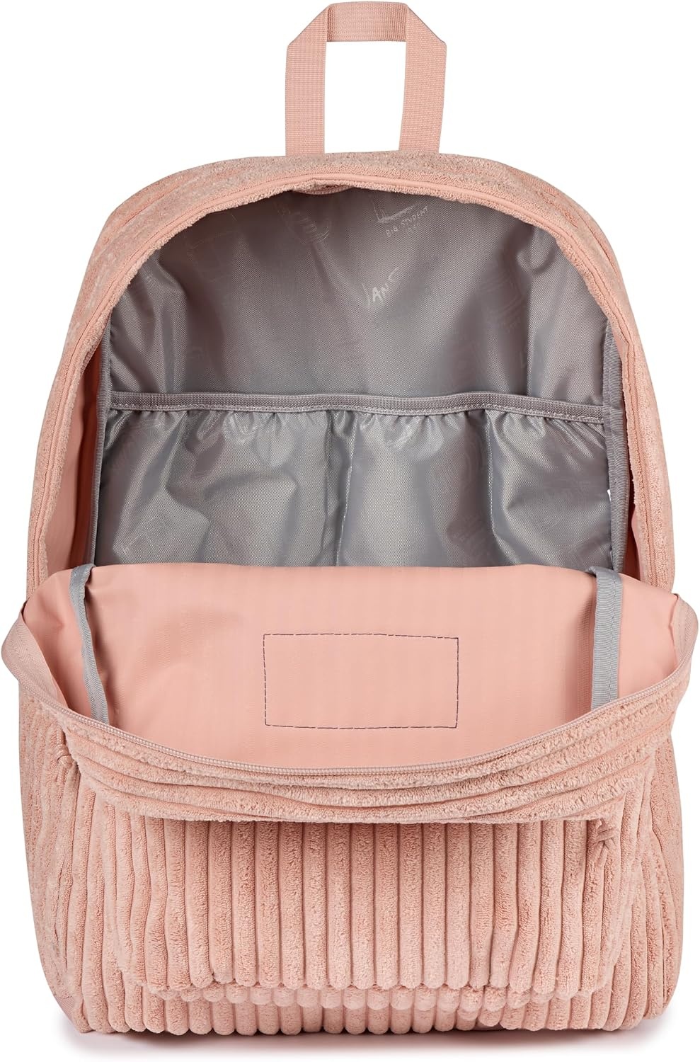 image:imageJanSport Superbreak Plus FX Backpack Work Travel or Laptop Bag with Water Bottle Pocket Surreal Corduroy CoconutSurreal Corduroy Misty Rose