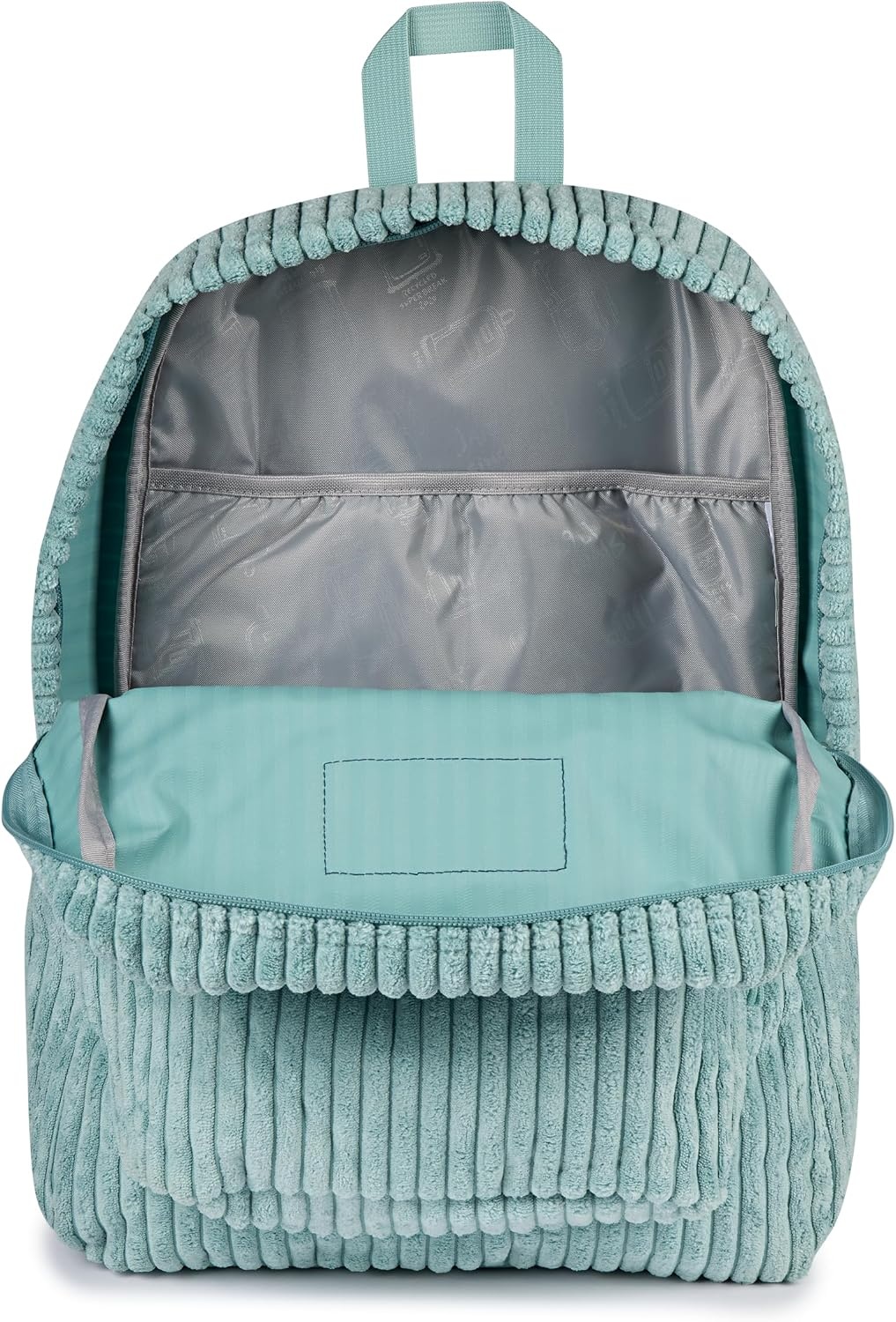 image:imageJanSport Superbreak Plus FX Backpack Work Travel or Laptop Bag with Water Bottle Pocket Surreal Corduroy CoconutSurreal Corduroy Sage