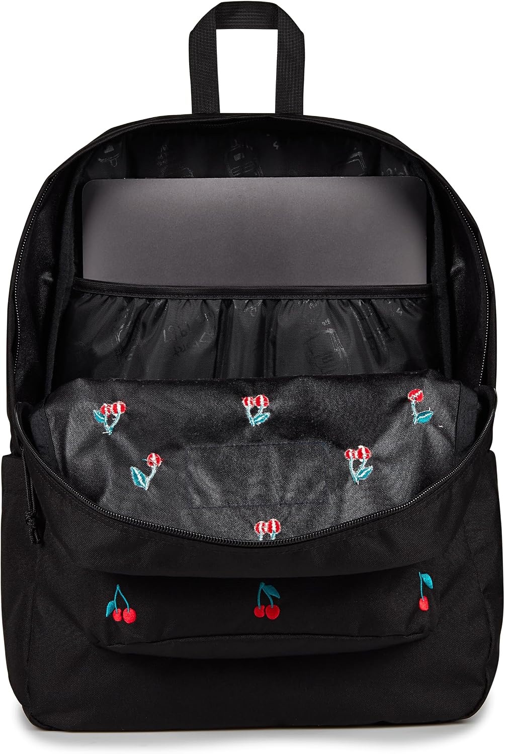 image:imageJanSport Superbreak Plus FX Backpack Work Travel or Laptop Bag with Water Bottle Pocket Surreal Corduroy CoconutSurreal Sensations Black