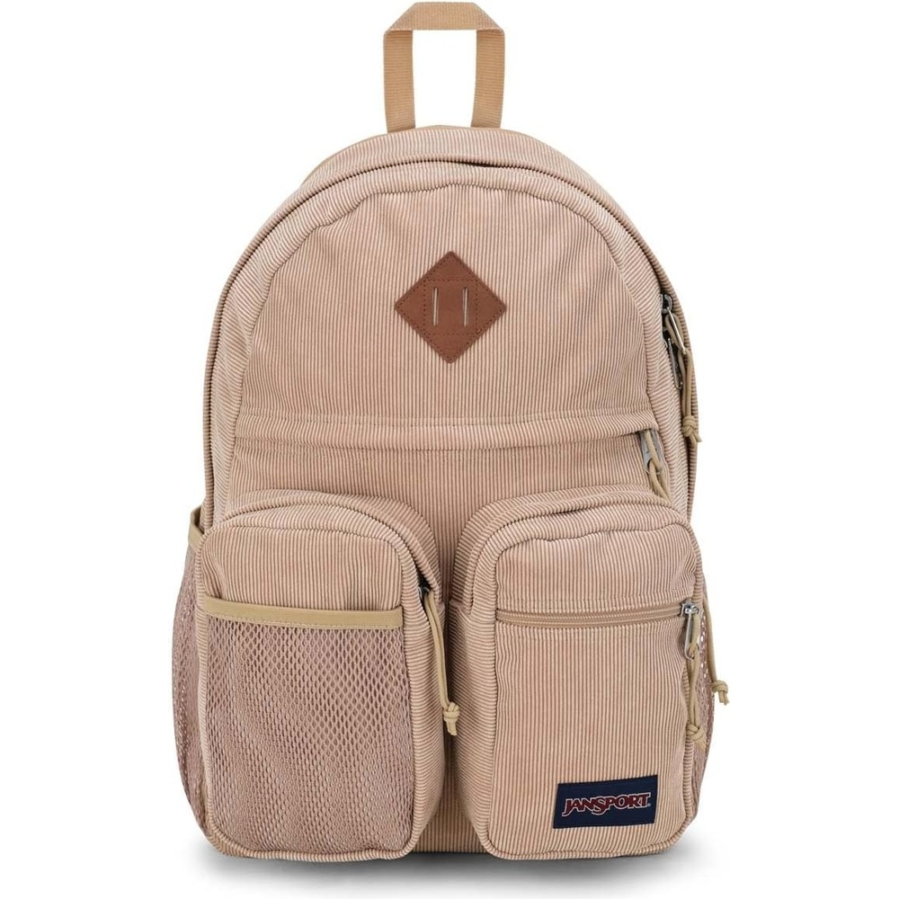 image:imageJanSport Granby Remix Backpack Work Travel or Laptop Bookbag Travertine CorduroyTravertine Corduroy