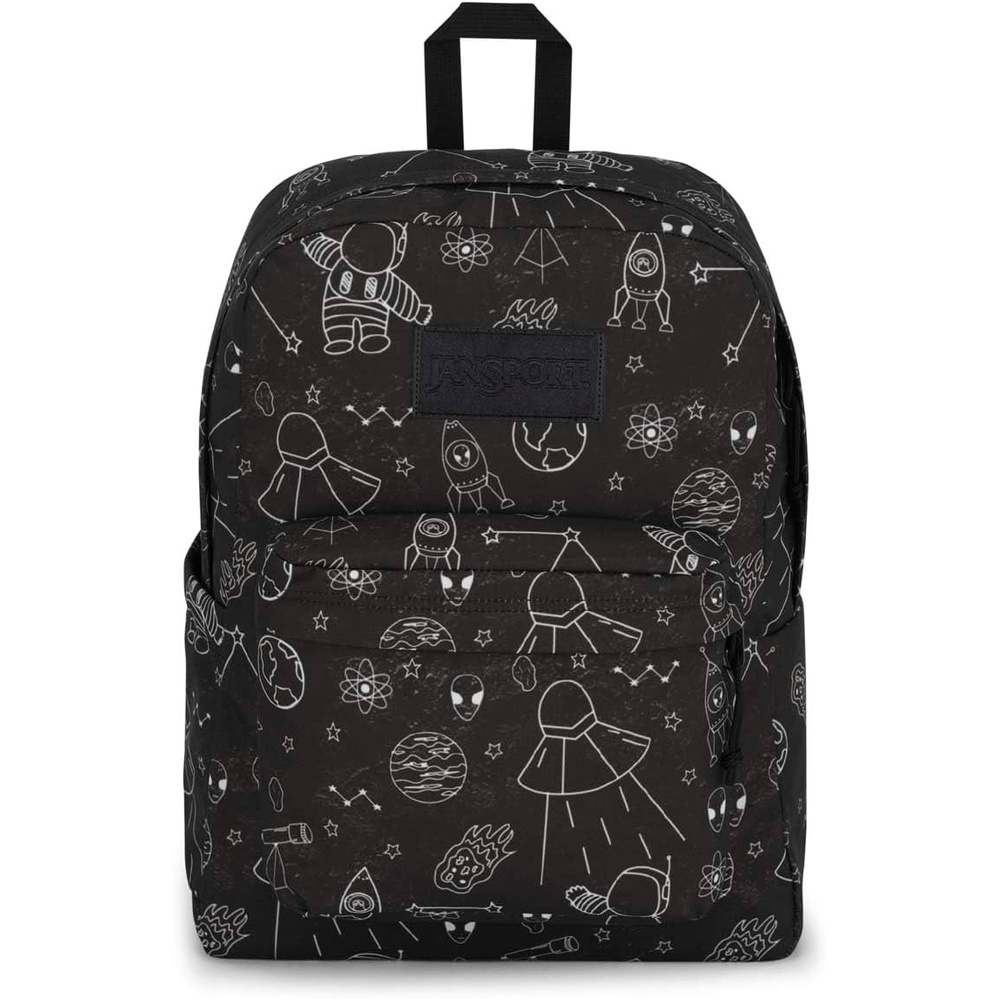 image:imageJanSport SuperBreak Plus Backpack with Padded 15inch Laptop Sleeve and Integrated Bottle Pocket Spacious and Durable Daypack for Work and Travel Coastal CuriositiesCosmic City
