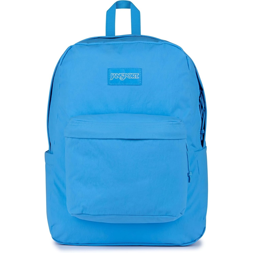 image:imageJanSport Superbreak Plus FX Backpack Work Travel or Laptop Bag with Water Bottle Pocket Surreal Corduroy CoconutAzul Blue