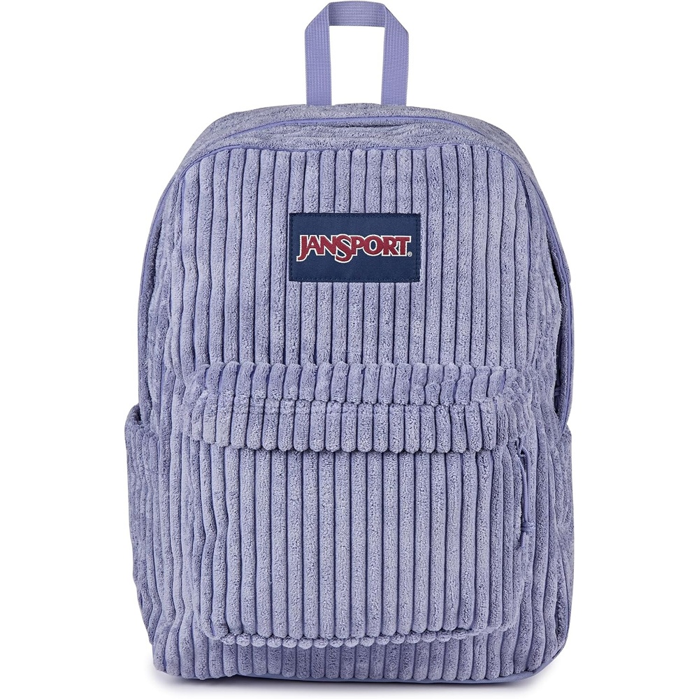 image:imageJanSport Superbreak Plus FX Backpack Work Travel or Laptop Bag with Water Bottle Pocket Surreal Corduroy CoconutSurreal Corduroy Lavender Ash