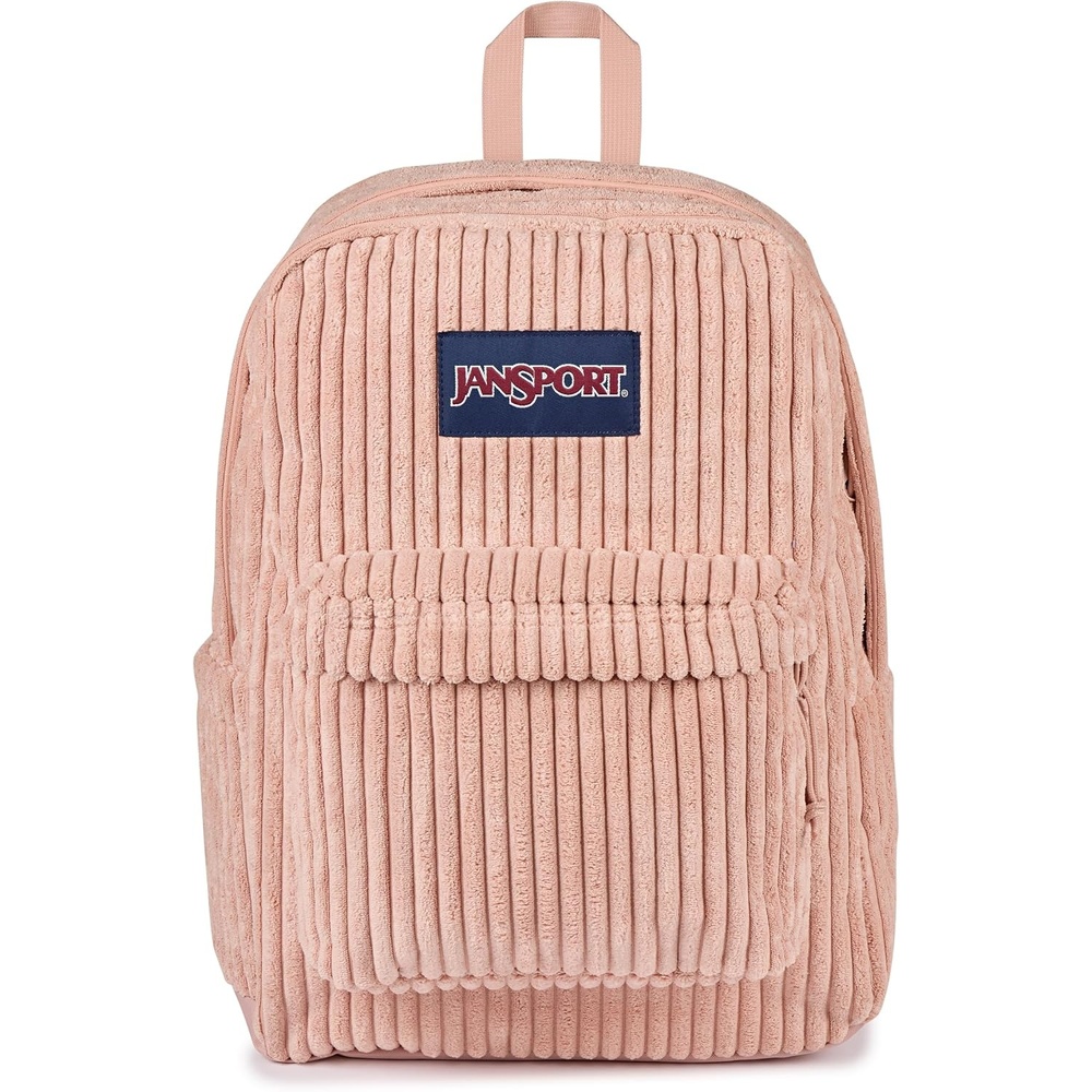 image:imageJanSport Superbreak Plus FX Backpack Work Travel or Laptop Bag with Water Bottle Pocket Surreal Corduroy CoconutSurreal Corduroy Misty Rose