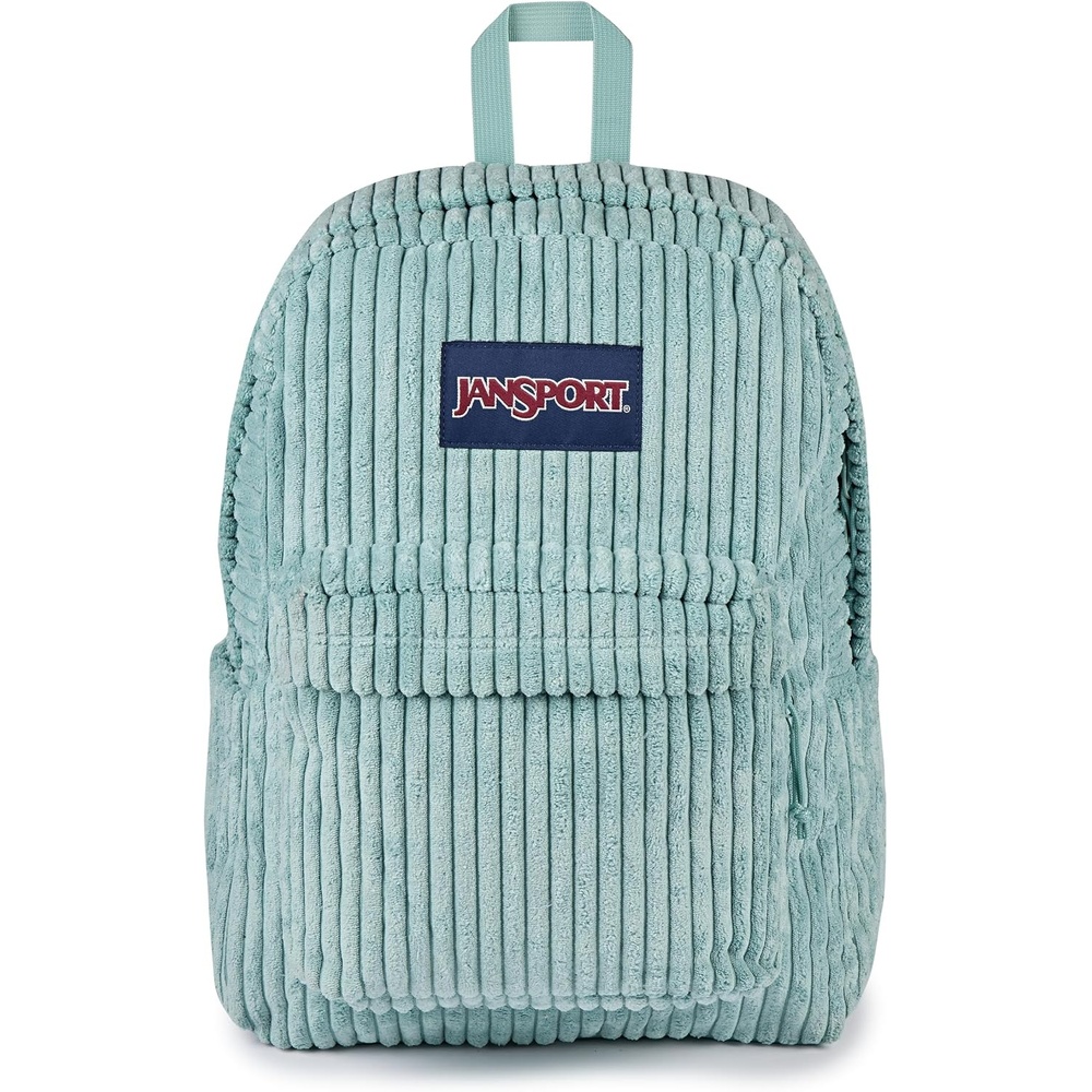 image:imageJanSport Superbreak Plus FX Backpack Work Travel or Laptop Bag with Water Bottle Pocket Surreal Corduroy CoconutSurreal Corduroy Sage