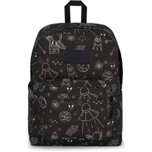 JanSport SuperBreak Plus Backpack with Padded 15-inch Laptop Sleeve and Integrated Bottle Pocket – Spacious and Durable Daypack for Work and Travel – Coastal Curiosities(Cosmic City)