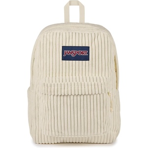 JanSport Superbreak Plus FX Backpack – Work, Travel, or Laptop Bag with Water Bottle Pocket – Surreal Corduroy Coconut(Surreal Corduroy Coconut)