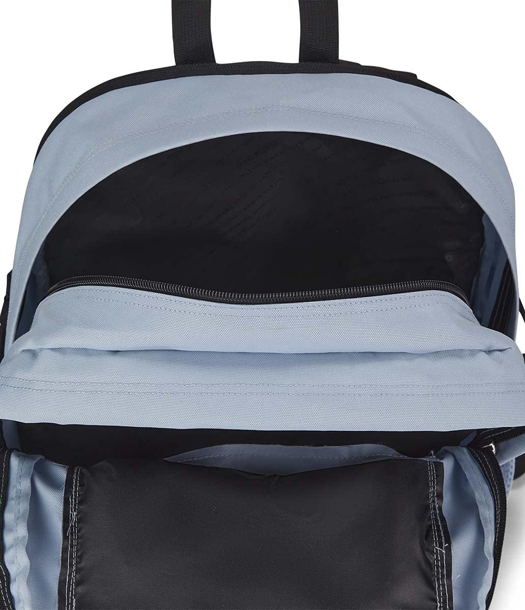 image:imageJanSport Main Campus Backpack Travel or Work Backpack with 15Inch Laptop Sleeve and Dual Water Bottle Pockets Sprayed Stars Pastel LilacBlue Dusk