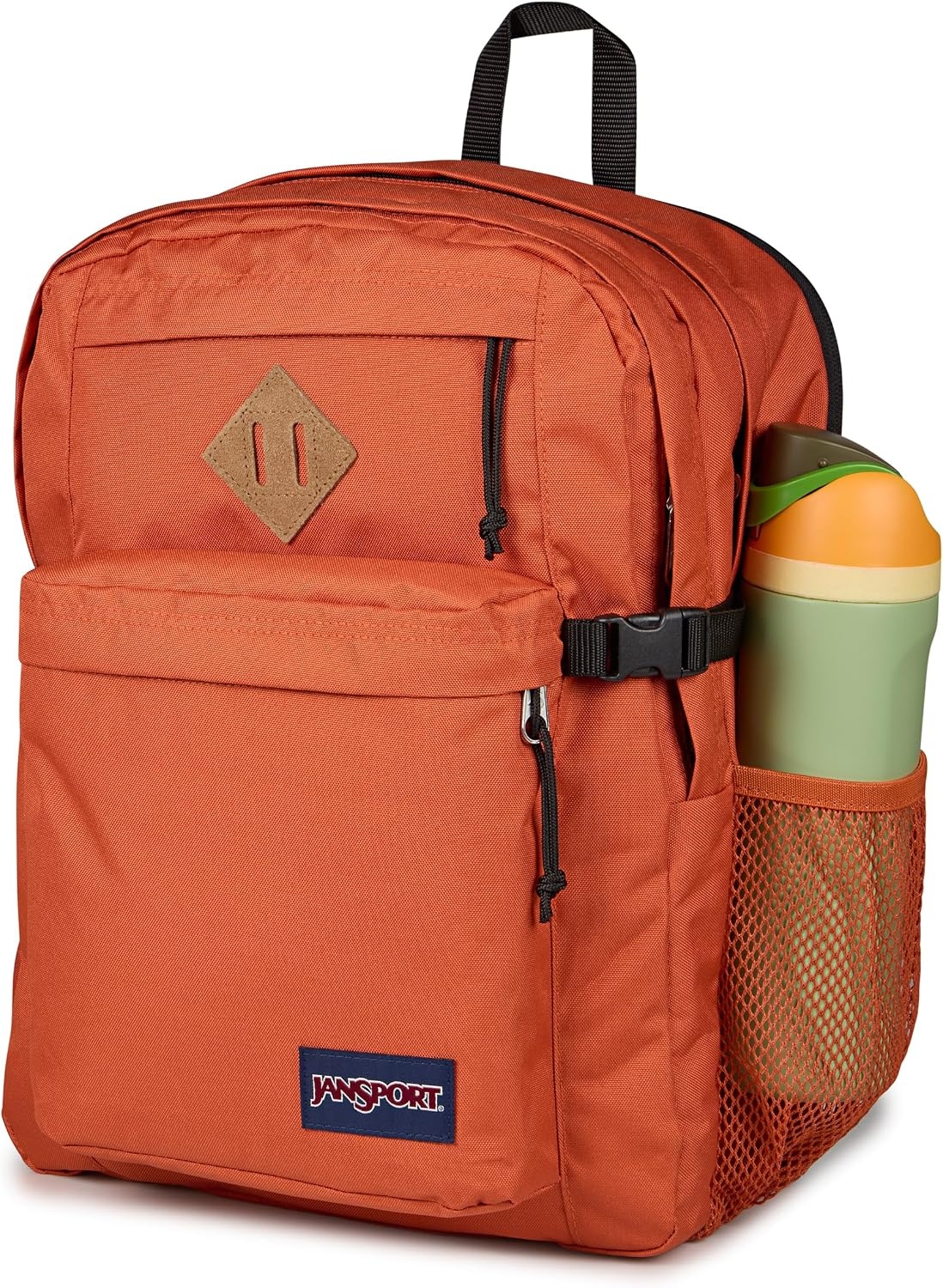 image:imageJanSport Main Campus Backpack Travel or Work Backpack with 15Inch Laptop Sleeve and Dual Water Bottle Pockets Sprayed Stars Pastel LilacDune Red