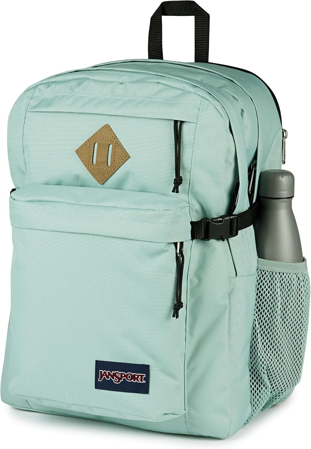 image:imageJanSport Main Campus Backpack Travel or Work Backpack with 15Inch Laptop Sleeve and Dual Water Bottle Pockets Sprayed Stars Pastel LilacFaded Sage