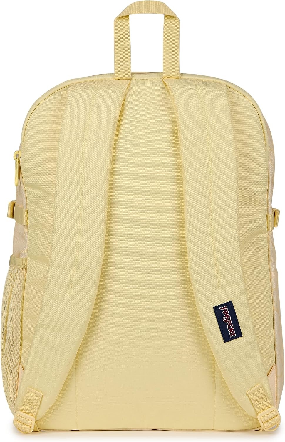 image:imageJanSport Main Campus Backpack Travel or Work Backpack with 15Inch Laptop Sleeve and Dual Water Bottle Pockets Sprayed Stars Pastel LilacRows of Bows NaturalLemon Ice