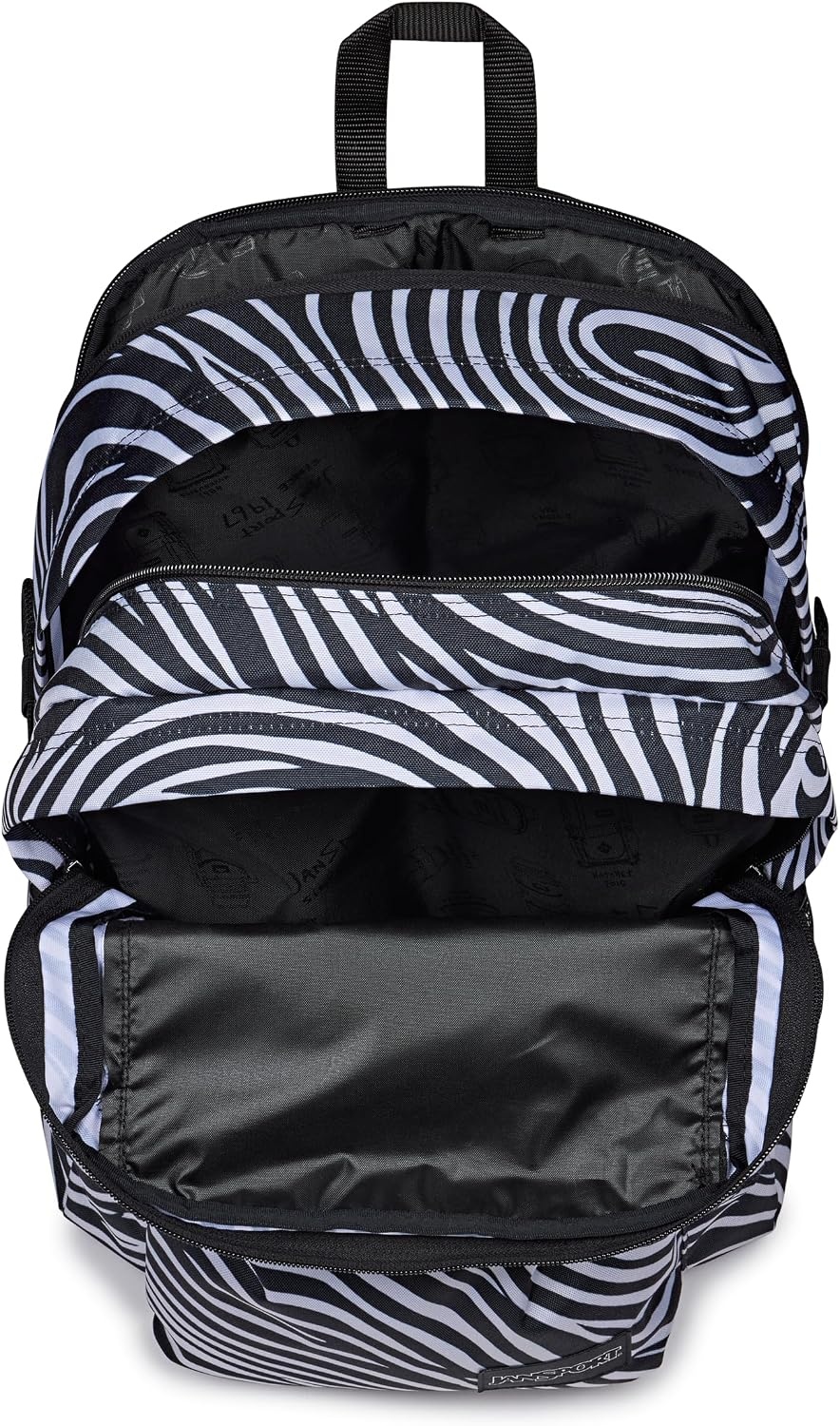 image:imageJanSport Main Campus Backpack Travel or Work Backpack with 15Inch Laptop Sleeve and Dual Water Bottle Pockets Sprayed Stars Pastel LilacSurreal Swirlies