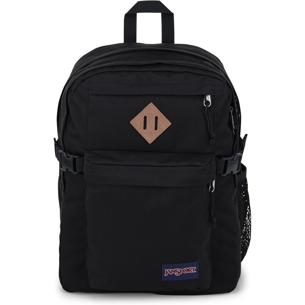 image:imageJanSport Main Campus Backpack Travel or Work Backpack with 15Inch Laptop Sleeve and Dual Water Bottle Pockets Sprayed Stars Pastel LilacBlack
