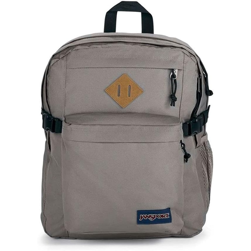 image:imageJanSport Main Campus Backpack Travel or Work Backpack with 15Inch Laptop Sleeve and Dual Water Bottle Pockets Sprayed Stars Pastel LilacGraphite Grey