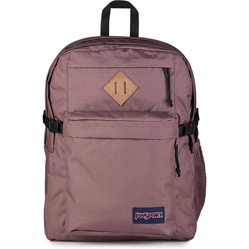 image:imageJanSport Main Campus Backpack Travel or Work Backpack with 15Inch Laptop Sleeve and Dual Water Bottle Pockets Sprayed Stars Pastel LilacMahogany Haze