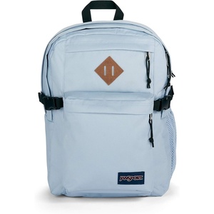 JanSport Main Campus Backpack – Travel or Work Backpack with 15-Inch Laptop Sleeve and Dual Water Bottle Pockets, Sprayed Stars Pastel Lilac(Blue Dusk)
