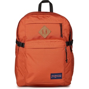 JanSport Main Campus Backpack – Travel or Work Backpack with 15-Inch Laptop Sleeve and Dual Water Bottle Pockets, Sprayed Stars Pastel Lilac(Dune Red)