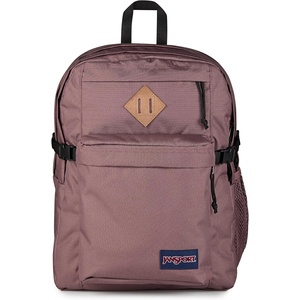 JanSport Main Campus Backpack – Travel or Work Backpack with 15-Inch Laptop Sleeve and Dual Water Bottle Pockets, Sprayed Stars Pastel Lilac(Mahogany Haze)