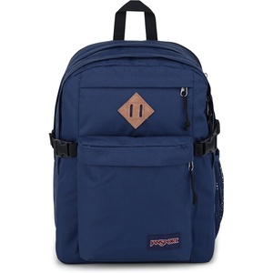 JanSport Main Campus Backpack – Travel or Work Backpack with 15-Inch Laptop Sleeve and Dual Water Bottle Pockets, Sprayed Stars Pastel Lilac(Navy)